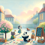 Nacht in Stiege B Die Brücke aus Kreide – Illustration