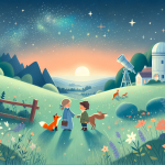 Die Flüsterkarte der Sterne – Illustration