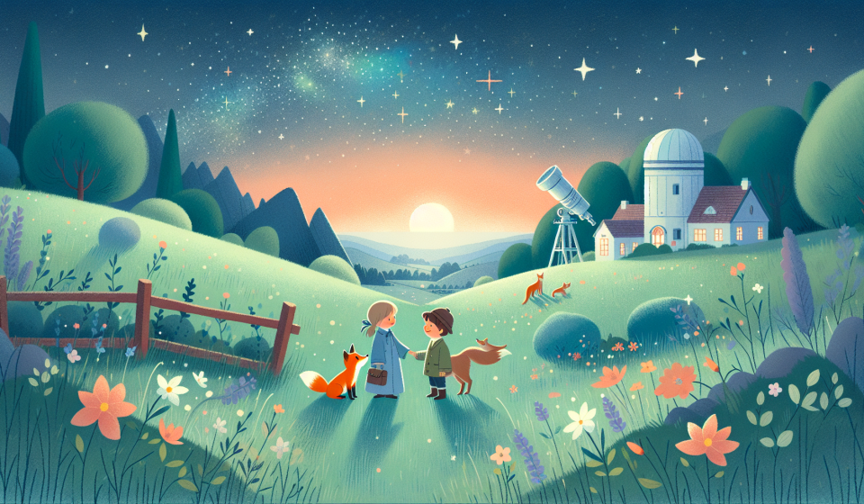 Die Flüsterkarte der Sterne – Illustration