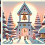 Die Glocke im alten Kirchturm – Illustration