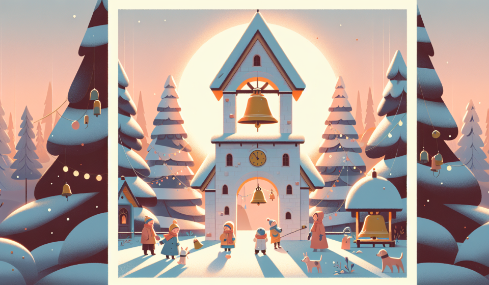 Die Glocke im alten Kirchturm – Illustration