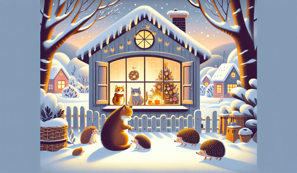 Die Igelbande und das Lichterhaus – Illustration