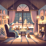 Die Kerze, die Geschichten erzählte – Illustration