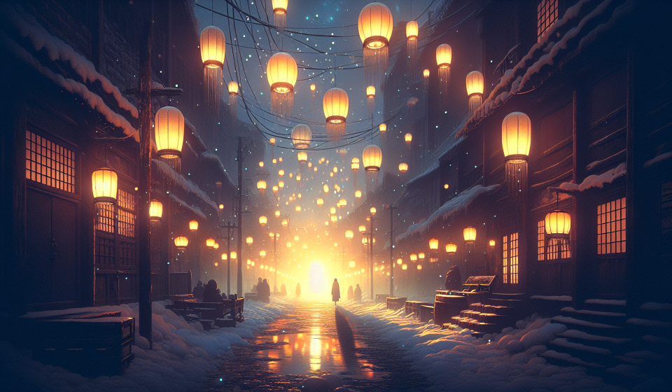 Die Laternen von Nachtfrost – Illustration