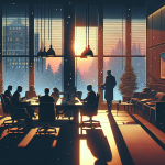 Die letzte Präsentation vor Weihnachten – Illustration