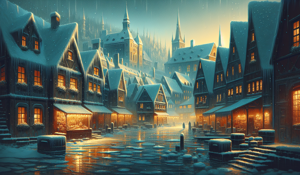 Die Stadt aus Eisglas – Illustration