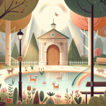 Die Tür im Regenbogen – Illustration