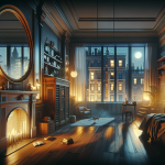 Die Tür im Spiegelglas – Illustration