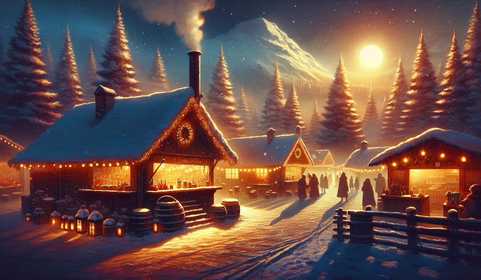 Die verschwundene Kasse vom Glühweinstand – Illustration