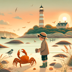 Karla Krabbe und die Flut – Illustration