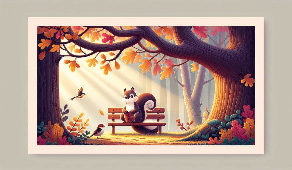 Otto und die Eichelpost – Illustration