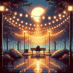 Parkbank nach dem Pitch – Illustration