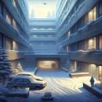 Spuren im ersten Schnee – Illustration