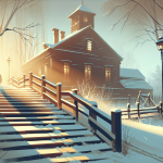 Stille Treppen im Altbau – Illustration