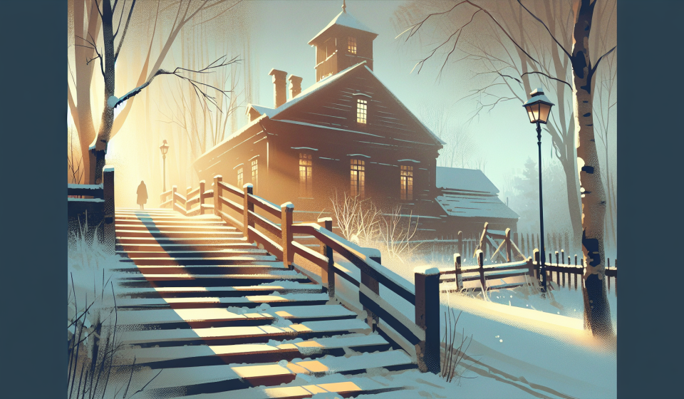 Stille Treppen im Altbau – Illustration