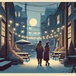 Unter der Lichtergirlande – Illustration