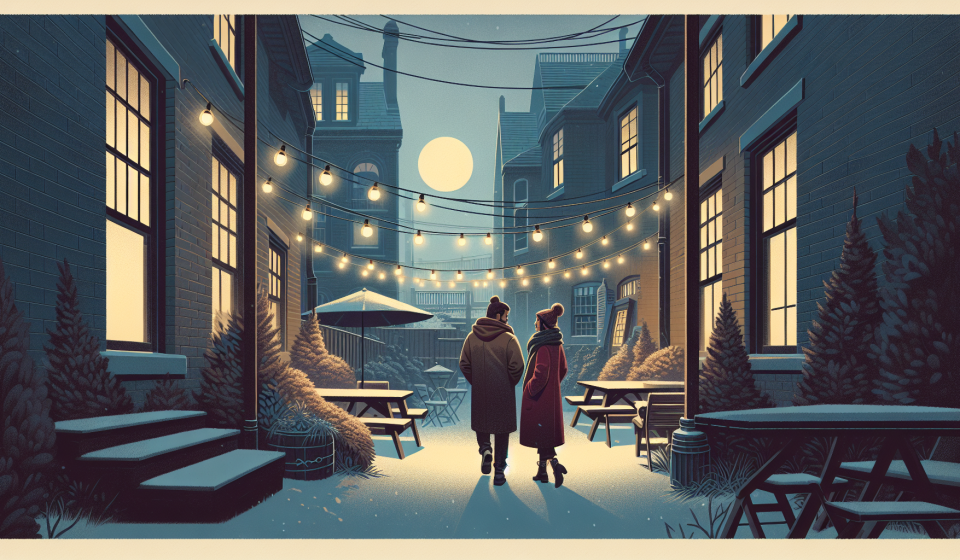 Unter der Lichtergirlande – Illustration