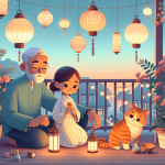 Wenn die Lampions atmen – Illustration