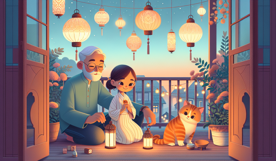 Wenn die Lampions atmen – Illustration