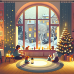 Die Kinder von der Polarbahn Wenn die Schneeflocken flüstern – Illustration