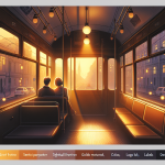 Zwei Plätze am Fenster – Illustration