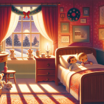 Das rote Licht hinter dem Vorhang – Illustration