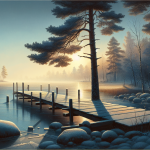 Der Atem über dem See – Illustration