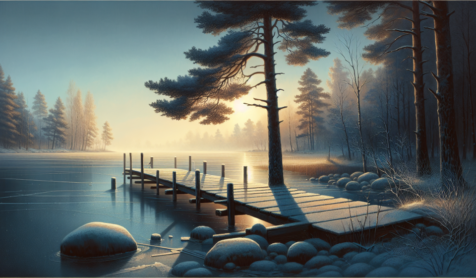 Der Atem über dem See – Illustration