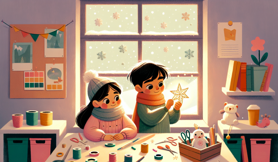 Der geheime Wunschstern im Kindergarten – Illustration