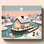 Der Schneewind, der Geschichten brachte Der Stern über dem Hausboot – Illustration