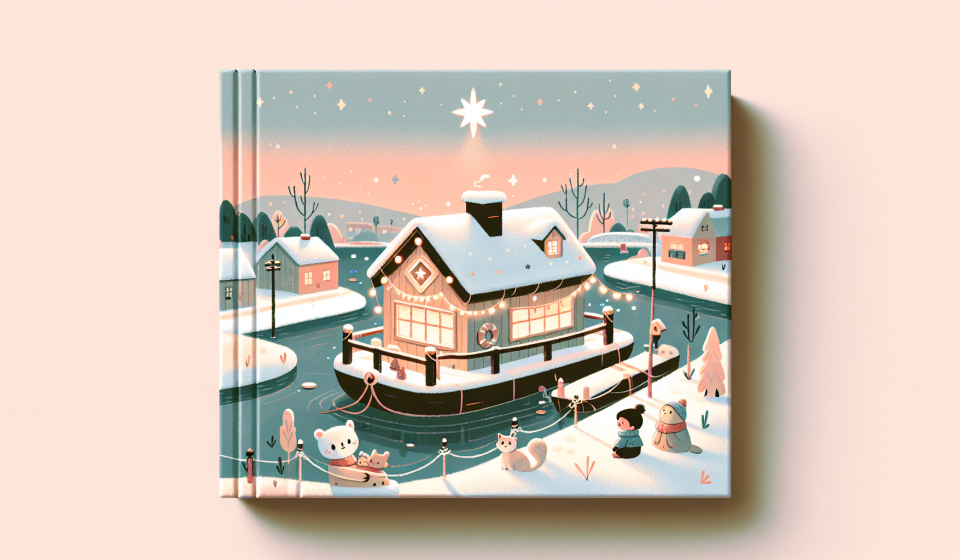 Der Stern über dem Hausboot – Illustration