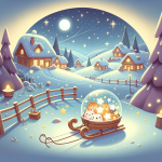 Der Sternenschlitten von Silberruh – Illustration