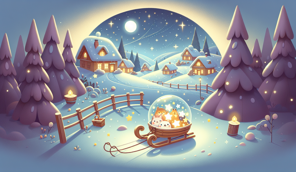 Der Sternenschlitten von Silberruh – Illustration