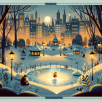 Der Wintertanz der Lichterfee – Illustration