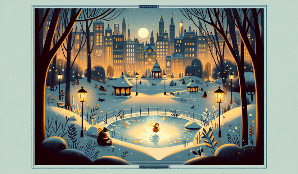 Der Wintertanz der Lichterfee – Illustration