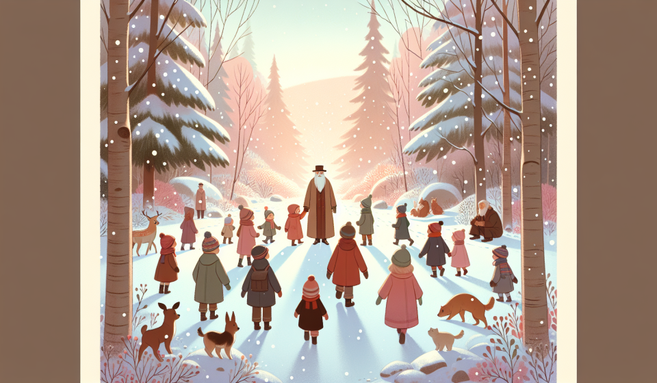 Die geheime Karte des Weihnachtswaldes – Illustration