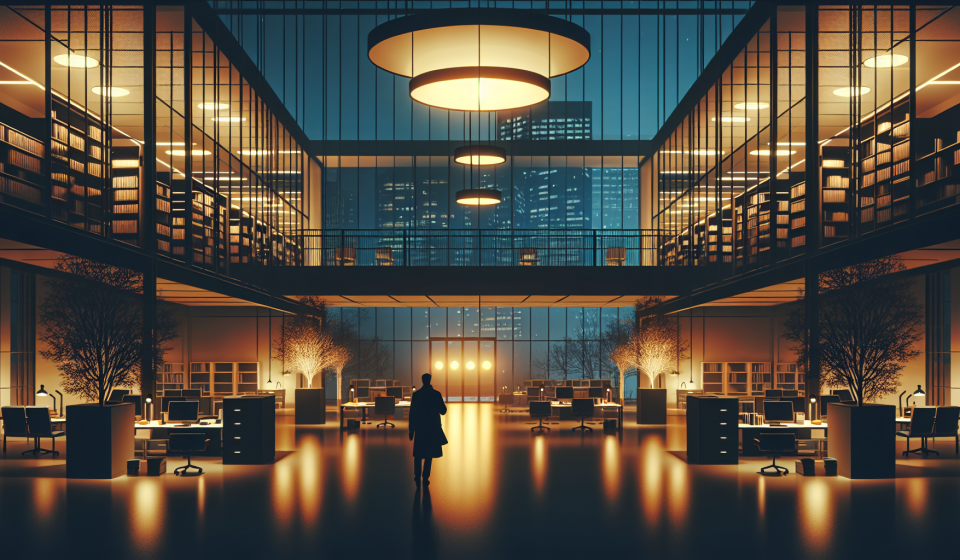 Die letzte Akte vor Heiligabend – Illustration