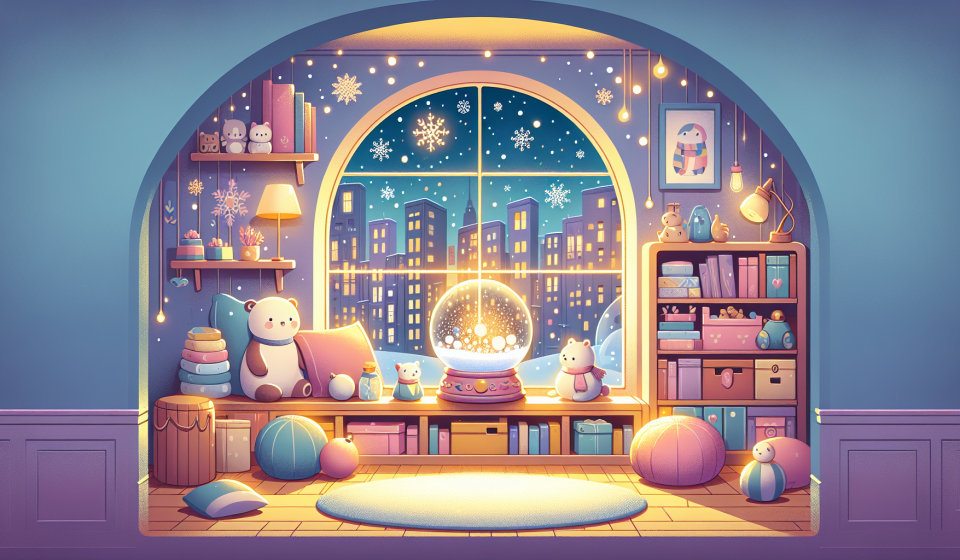 Die Schneekugel der drei Freunde – Illustration