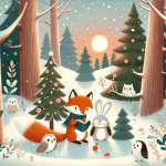 Die Weihnachtsmütze des kleinen Fuchses – Illustration