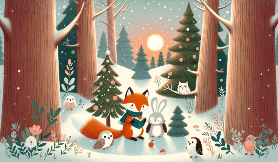 Die Weihnachtsmütze des kleinen Fuchses – Illustration