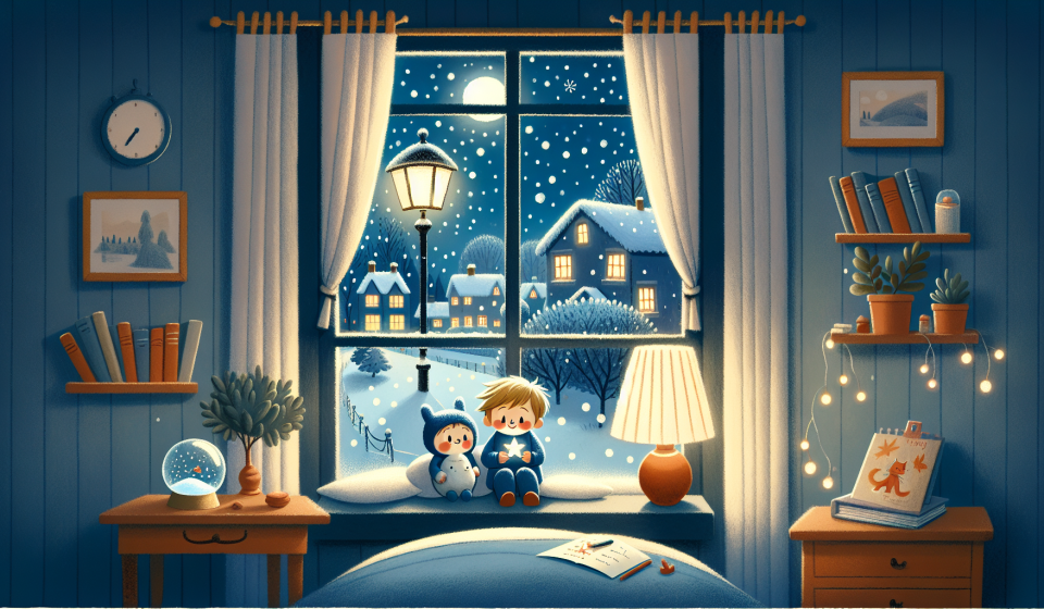 Die Wunschliste im Schneeglas – Illustration