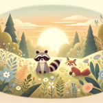 Der Frühlingsatem: Eine sanfte Geschichte zum Einschlafen – Illustration