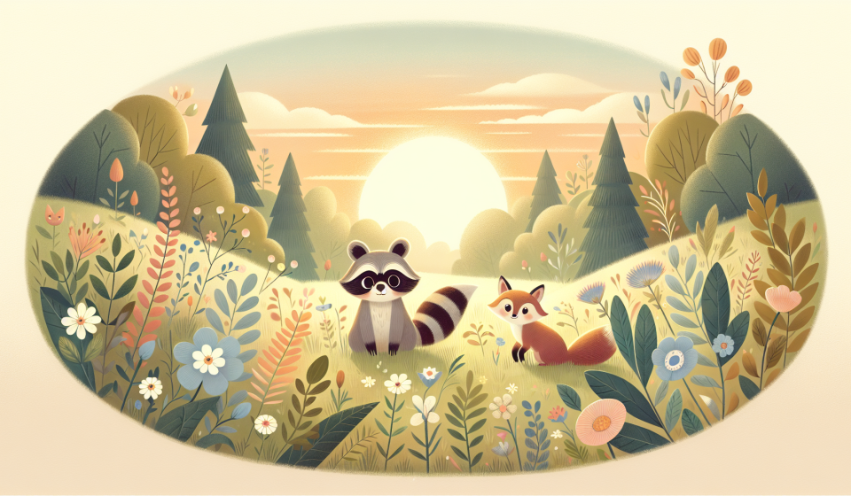 Der Frühlingsatem: Eine sanfte Geschichte zum Einschlafen – Illustration