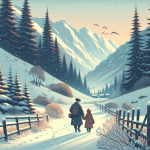 Der geheime Winterpass – Illustration