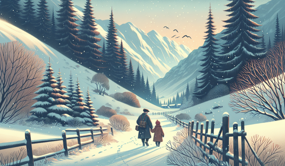 Der geheime Winterpass – Illustration