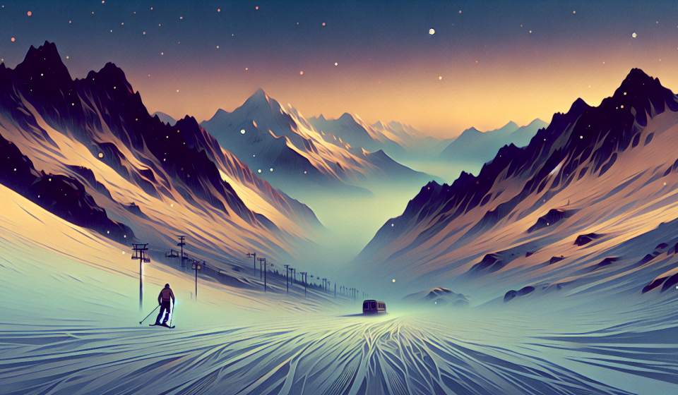 Ein Tod auf der Skipiste – Illustration