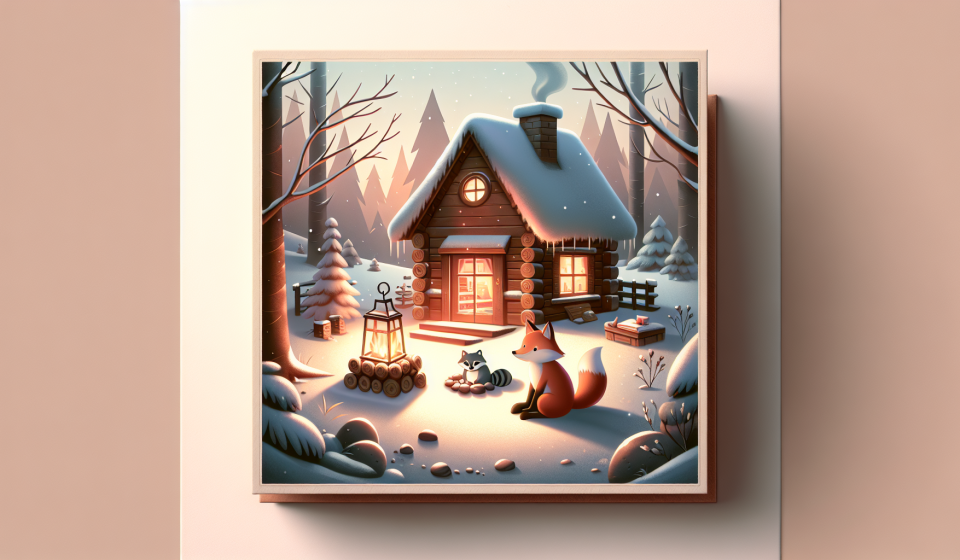 Leise Skispuren – Illustration