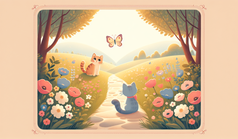 Nala auf dem Frühlingspfad – Illustration