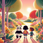 Der Frühlingsschritt – Illustration