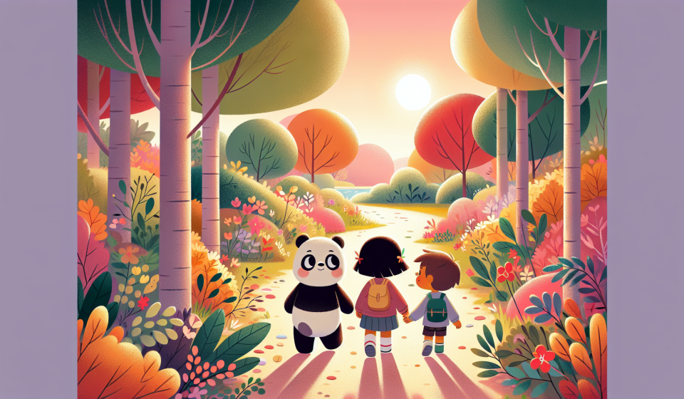 Der Frühlingsschritt – Illustration